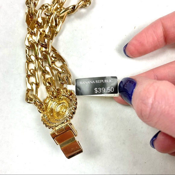 Banana Republic Gold Link Bracelet NWT - Picture 4 of 4